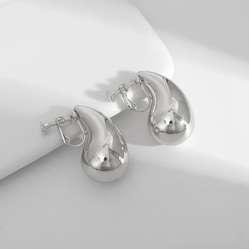 No-Pierce Trendy Earrings Gold (3)